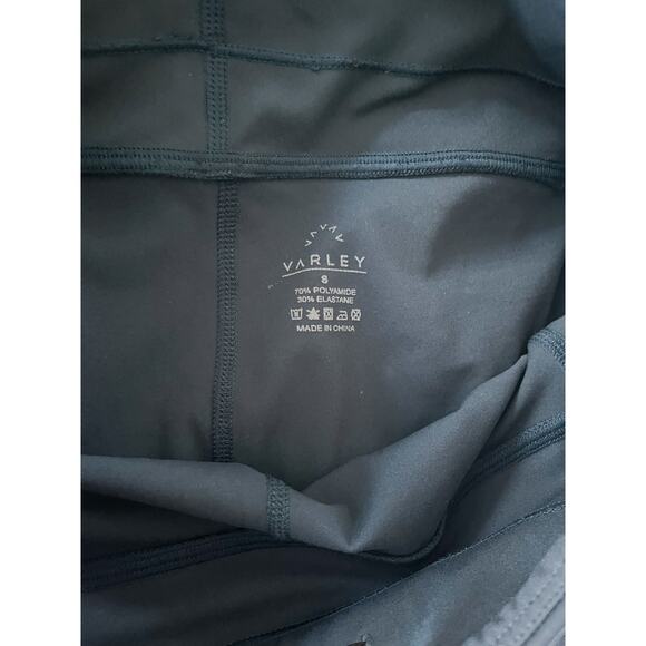 Varley | Cobalt Blue Athletic Leggings Side Mesh Panel Pockets | Sz S - Picture 9 of 10